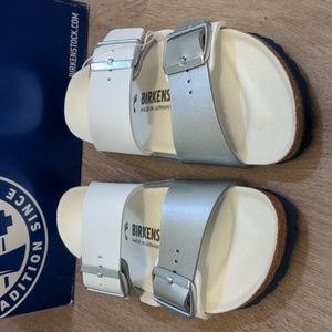 Color Block Birkenstock Arizona Size 38 New in box